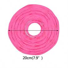 21pcs White Paper Lantern Set For Weddings, Engagements, Birthdays & Graduations - Elegant Striped Design, No Electricity Needed, Battery-Free ﻿ - White - View 12