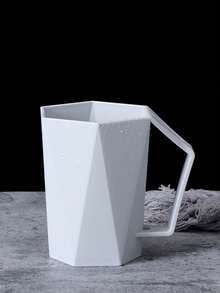 1 Piece Household Diamond-Shaped Toothbrush Cup For Couples With Handle, Stylish And Simple Creative Rinse Cup - 400ml - View 13