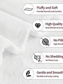 The Eminence In Shadow Blanket Soft Cozy Warm Throw Blanket Bedroom Sofa Decorations All Seasons Blankets - màu đen - Xem 4