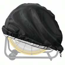 Protective Cover For Industrial Fans, Waterproof And Dustproof, Suitable For High-Speed, Belt-Driven Industrial Fans, Black - Black - View 1