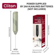CLITON 電動牛奶起泡器 6色（黑色、白色、藍色、綠色、粉色、紅色），3款選擇：單件、塑膠、不鏽鋼，簡約設計，AA電池供電（不含電池），靜音便攜攪拌器，適用咖啡、廚房，聖誕節與婚禮禮物 - 彩色 - 查看 21