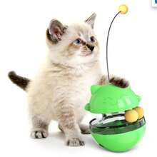 Adjustable Hole Cat Slow Feeder Ball - Interactive Puzzle Toy For Kittens, Prevents Overeating, Promotes Healthy Eating - Multicolor - View 10