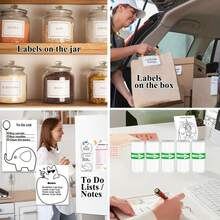 Sticker Printer Paper, Mini ThermalPrinter Paper, Inkless Print Papers For Most Mini Instant Camera, Photo Labels, For Photos, To-Do Lists - 57mm Width - View 8