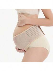 Comfortable Maternity Belly Support Band - Adjustable Breathable Mesh Pregnancy Belly Belt, Pain Relief Brace For Back Pelvis Tummy Hip (2nd/3rd Trimesters & Postnatal), Invisible Under Clothes Pregnancy Daily Must-Haves - Maternity Belly Support Band - 查看 2