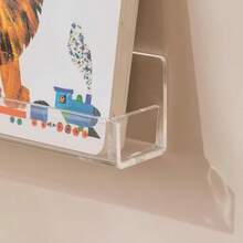6-Piece Acrylic Wall-Mounted Shelving Set 15.75 X 4.33-Inch Floating Bookshelves Display And Storage Shelves For Bathrooms, Bedrooms, Living Rooms, And Kitchens Clear Acrylic Design - 壁掛式展示架6pcs - 查看 4
