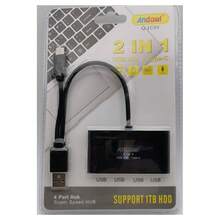 OISE ART STORE Hub 2 In 1 Usb A/m + Type-c Con 4 Porte Usb Trasmissione Super Veloce Pc Q-jc89 - - Multicolore - Visualizzare 3