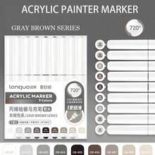 Languo Direct Tip Acrylic Marker Pens, High Capacity For Layering Colors, Waterproof Marker Pens With High Coverage, Suitable For Coloring, Graffiti And DIY Art Creation On Paper, Wood, Fabric, Ceramic, Metal And Stone - Sets - View 27