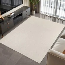 Rustic Living Room/Bedroom Rug 2.00 X 1.40m Handmade Loom No Pile Non-Slip Rubberized Washable Off-White Mustard Geometric Rustic Decorative - Nỗi khát khao - Xem 2