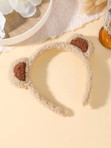 1pc Fashionable Cartoon Plush Bear Ear Headband Animal Ear Hair Hoop Headpiece - Multicolor - View 20