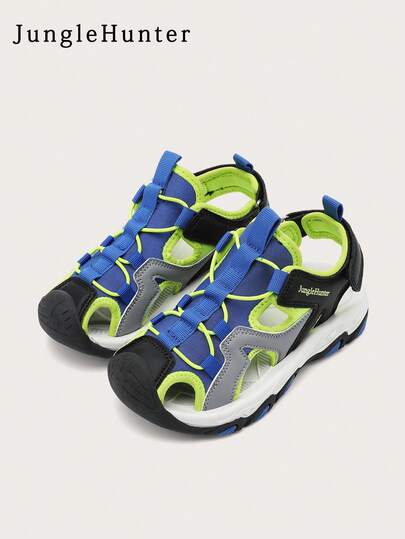 JungleHunter 1 Pair Kids Sports Sandals, Closed Toe Sandals, Toddler/Little Kid/Big Kid, Lightweight & Comfortable, Fashion Versatile, Suitable For Boys/Girls Casual Daily & Outdoor Activities, Summer Beach, All Season