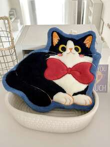 1条可爱猫咪造型多巴胺吸水性强、触感柔软的手巾，竖款设计节省空间，适合浴室和厨房装饰，色彩鲜艳，可用作浴室/厨房装饰布或厨房毛巾 - 彩色 - 查看 13