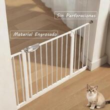 zxxabisign  De  para s y Perro Blanco Rea para Mascotas Sin Peraciones Barandal para Escaleras para Gato Anco Expande 83-123 Facil De Montar 123x78perro trepa escalera - como en la foto - Ver 4