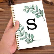 DANPERJI 1pc A5 Spiral Bound Notebook Green/Black/White - A - View 5