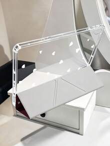 深酒红色心形平板电脑保护套,兼容 iPad Air 11 英寸 M3 2025 / M2 2024、iPad Air 第五代 2022、iPad (A16) 11 英寸第十一代 2025,兼容三星 Galaxy Tab、Kindle Paperwhite 第十二代 2024,透明背壳,时尚图案保护套,具备自动休眠和唤醒功能,气囊保护,适合作为礼物和办公用品。 - 彩色 - 查看 6