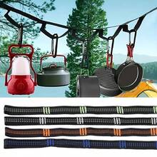 290*2,5cm/114,17*0,98 Zoll, dickes Hängemattenseil - hochfestes Baumaufhängeseil geeignet für Camping, Wandern, Schaukeln, Garten, vielseitig einsetzbares Outdoor-Tragseil - Verschiedenfarbig - Übersicht 2