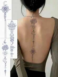 Temporary Tattoos - Blue - View 1
