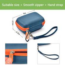 Carrying Case Compatible With J*L Go 4 - Portable Bluetooth Speaker Box Pro Sound, Also For Go 3/Go3 /Go2 Waterproof Mini Wireless Speakers - Case Only - 藍色 - 查看 3