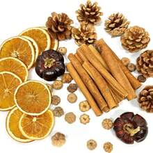 1 Set Of 5/10/15/20/25/30pcs Candles, Dried Flowers, Dried Fruit Slices, Pine Cones, Cinnamon Sticks - Suitable For Crafts, DIY, Aromatherapy, Candle Making, Soap Making, Home Decor, Parties, Festivals, Living Room, Bedroom, Office, Cafe - Candle Dried Flowers (1 Piece) - View 4