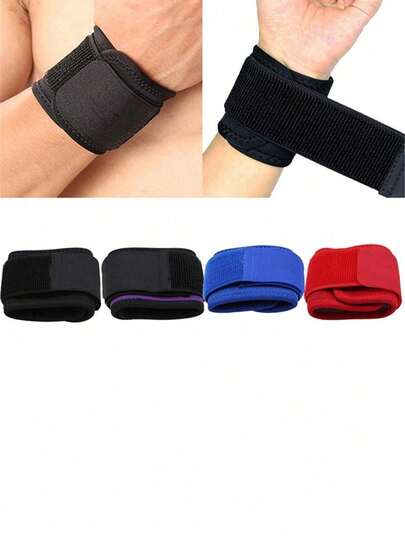 Sports Wrist Brace With Elastic Bandage Compression For Weightlifting, Outdoor Exercise, And Fitness Wrist Support