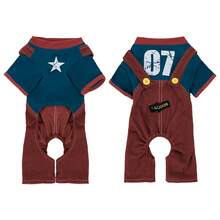 (Small Dog) Dog Clothes, Cute Bib Pants Suitable For Small And Medium Pets, Boy And Girl Dog Jacket Jumpsuit T-Shirt Sweatshirt Dog Clothes Dog Jacket - Multicolor - View 16