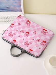Valentine's Day Funny Pattern Printed Laptop Sleeve, Laptop Fabric Cover Accessories, Soft Laptop Sleeve, Soft Laptop Cover, Laptop Cover, Tablet Cover, Pouch, Laptop Zipper, Computer Cover, School & Business Office - Multicolor - View 3