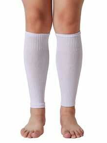 1 đôi ống tay thể thao trẻ em, bảo vệ ống chân khi chơi bóng đá, làm từ vải dệt kim polyester, thích hợp cho các hoạt động thể thao ngoài trời dành cho trẻ em từ 8-16 tuổi. - Nhiều màu - Xem 10