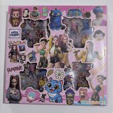 100pcs Random , Witch Squad Cartoon Sticker Pack, Student ID Stickers, Stationery Stickers, Cute Cartoon Creative Small Gifts - Random Style - View 9