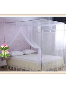 1 pieza Mosquitera, Mosquitera grande para cama, Mosquitera con apertura para dosel de cama para dormitorio, habitación de invitados, decoración del hogar, Mosquitera para exteriores para patio, porche, camping, Elegante dosel de malla para cama (sin ganchos) - Multicolor - Ver 13