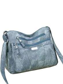 Versatile Multi-Layered Bag - Women's Middle-Aged Model Mother Bag, Large Capacity Crossbody Bag, Shoulder Bag - Multicolor - View 8