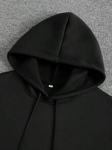 [Sudadera con capucha de estampado de rana] Sudadera de punto de 360g para hombres con estampado de cámara de rana de Puerto Rico, bolsillo canguro y cordón ajustable, sudadera casual lavable a máquina para otoño/invierno, comodidad diaria, decoración de jardín de ranas - Negro - Ver 3
