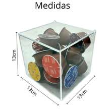 Transparent Acrylic Coffee Capsule Holder Organizer - Transparente - Ver 3