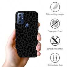 CoversRUMDEY 2 Pack Cute Cheetah Print For  Moto G Play 2023 Phone Case 6.5" Luxury Pard Pattern Design Cases Soft Silicone TPU Shockproof Protective Bumper Cover For Women Girls - Black And White - 豹 - 查看 6