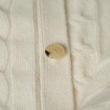 Polo Ralph Lauren Classic Embroidered Wool Cardigan  ,Women's Knitwear - 白色 - 查看 5