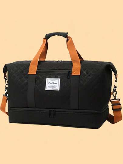 1pc Black & Grey Patchwork Men's Fashion Backpack, High-Quality Business Commuter Laptop Bag With Large Capacity And Water Resistant Design , Valentines Gifts, Bags For Traveling