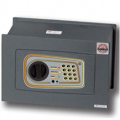 OISE ART STORE Cassaforte Digitale A Muro Cassetta  Elettronica 30x25x20cm Casa Hotel -