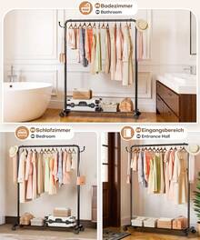 Clotheslines - 黒 - チェックする 8