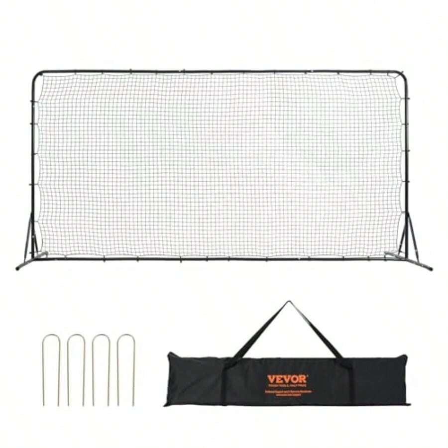 Superior Bronz Soccer Rebound Trainer Iron Soccer Training Equipment Sports Football Rebounder Wall Double-Sided Rebounding Net Easy Assembly Perfect For Backyard Practicing Solo Training Passing - Black - View 1