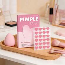 24/120片装心形祛痘贴，温和不刺激，遮盖瑕疵和痘痘，完美遮瑕，适合所有肤质 - 愛心 - 查看 2