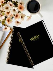 BUBU 1 Of 52 Weekly Planner Noteook, A4 Minimalist Daily Weekly Appointment Book Journal With Daily Schedule, Weekly Goals & Habit Tracker, Office Supplies School - Minimalist Style - View 7