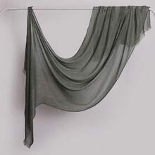 1pc Solid Color Breathable Soft Hijab Shawl, Natural Crinkle Texture Modest Hijabs Modal Hijab Scarf - Multicolor - View 12