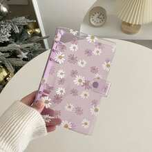 Bìa sổ tay A6 Daisy dạng rời, Album dán hình bong bóng pha lê 3D có thể tháo rời, Sổ dán hình với các trang dán có thể bóc ra, Ngăn đựng thẻ trong suốt, 160 trang giấy thay thế, Sổ nhật ký tự làm, Hộp đựng văn phòng phẩm, Vật dụng cần thiết cho năm học mới - Nhiều màu - Xem 18