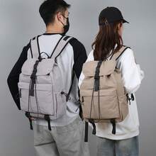 1个大容量运动旅行背包 - 男女通用防水尼龙徒步包 - 轻便多功能户外登山包 - 韩版男女通用抽绳背包 - 抽绳封口背包 - 彩色 - 查看 2