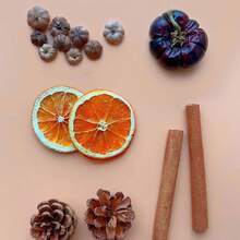 1 Set Of 5/10/15/20/25/30pcs Candles, Dried Flowers, Dried Fruit Slices, Pine Cones, Cinnamon Sticks - Suitable For Crafts, DIY, Aromatherapy, Candle Making, Soap Making, Home Decor, Parties, Festivals, Living Room, Bedroom, Office, Cafe - Candle Dried Flowers (1 Piece) - View 8