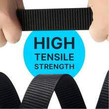 Men's Ratchet Belt - Nylon Casual Belt With Quick Release Buckle, Suitable For Jeans Without Leaving Scratches, Fashion Belt - Multicolor - View 4