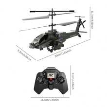 Cool Military Remote Control Helicopter, Easy To Operate, Durable Design, Unlock The Fun Of Flying, Suitable For Both Boys And Girls / Birthday Gift - Multicolor - View 3