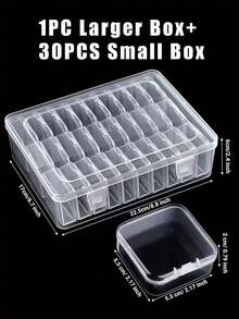 DIY Diamond Painting Storage Box - Premium Multi-Layer Storage Box Suitable For Rhinestones, Mosaic Tiles, Nail Art Decorations And Craft Supplies - Portable Beading Box With Adjustable Dividers - Perfect For Diamond Embroidery, Jewelry Making And DIY Projects (Large Capacity) - Multicolor - View 21