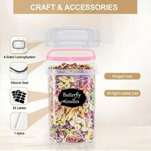 Canning Container Kit - 10 adet (1,6L) pembe - Görünüm 11