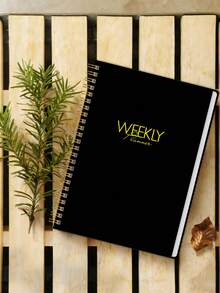 BUBU 1 Of 52 Weekly Planner Noteook, A4 Minimalist Daily Weekly Appointment Book Journal With Daily Schedule, Weekly Goals & Habit Tracker, Office Supplies School - Minimalist Style - View 1