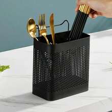1Pc Stainless Steel Utensil Holder Dish Rack Chopstick Basket Silverware Drying Holder For Dishwasher Utensil Drying Rack - 2 - View 6