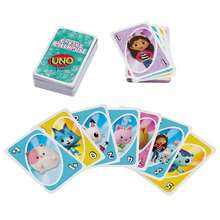 Mattel Games UNO Junior Gabby Dollhouse - La Casa de Gabby - Uno - Juegos de Mesa de Cartas - Ref. JLH17 - Multicolor - Ver 2